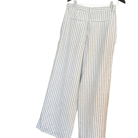 Abercrombie & Fitch 8R (29)NWT Sloane linen blend ultra Wide Leg high waist pant - Picture 2 of 16